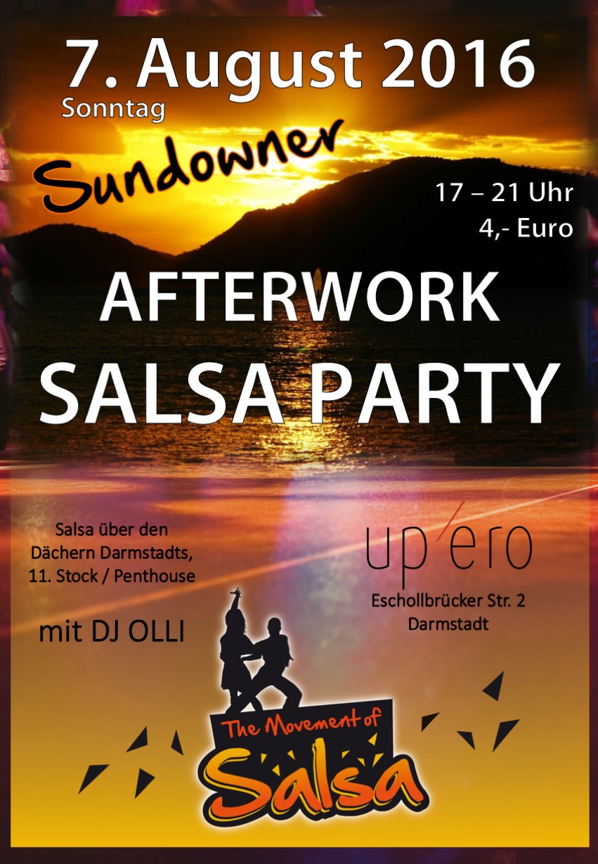 Afterwork Salsa Party in der Upéro Bar in Darmstadt Afterwork Salsa Party in der Upéro Bar in Darmstadt