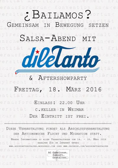 ¿Bailamos? - Gemeinsam in Bewegung setzen Salsaparty in Erfurt