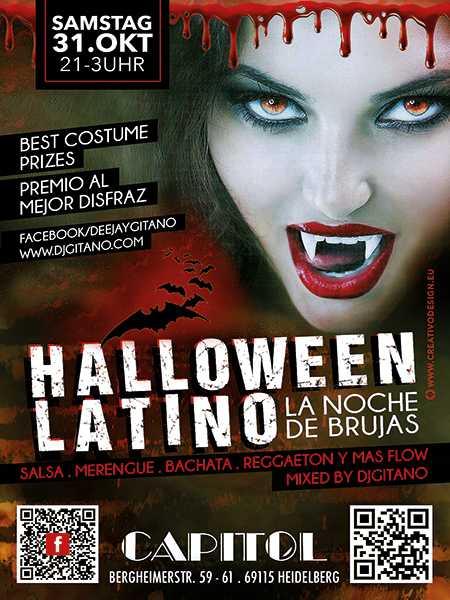 Halloween Latino by Dj Gitano in Heidelberg