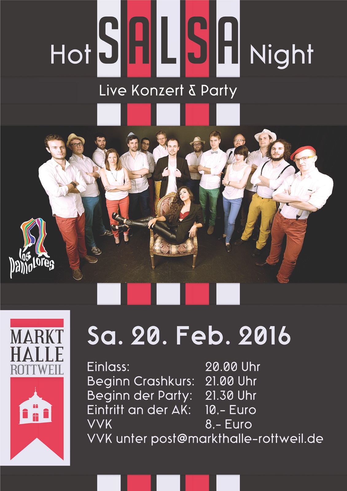 HOT' N' SPICY SALSA NIGHT in der MARKTHALLE ROTTWEIL Salsaparty in Rottweil