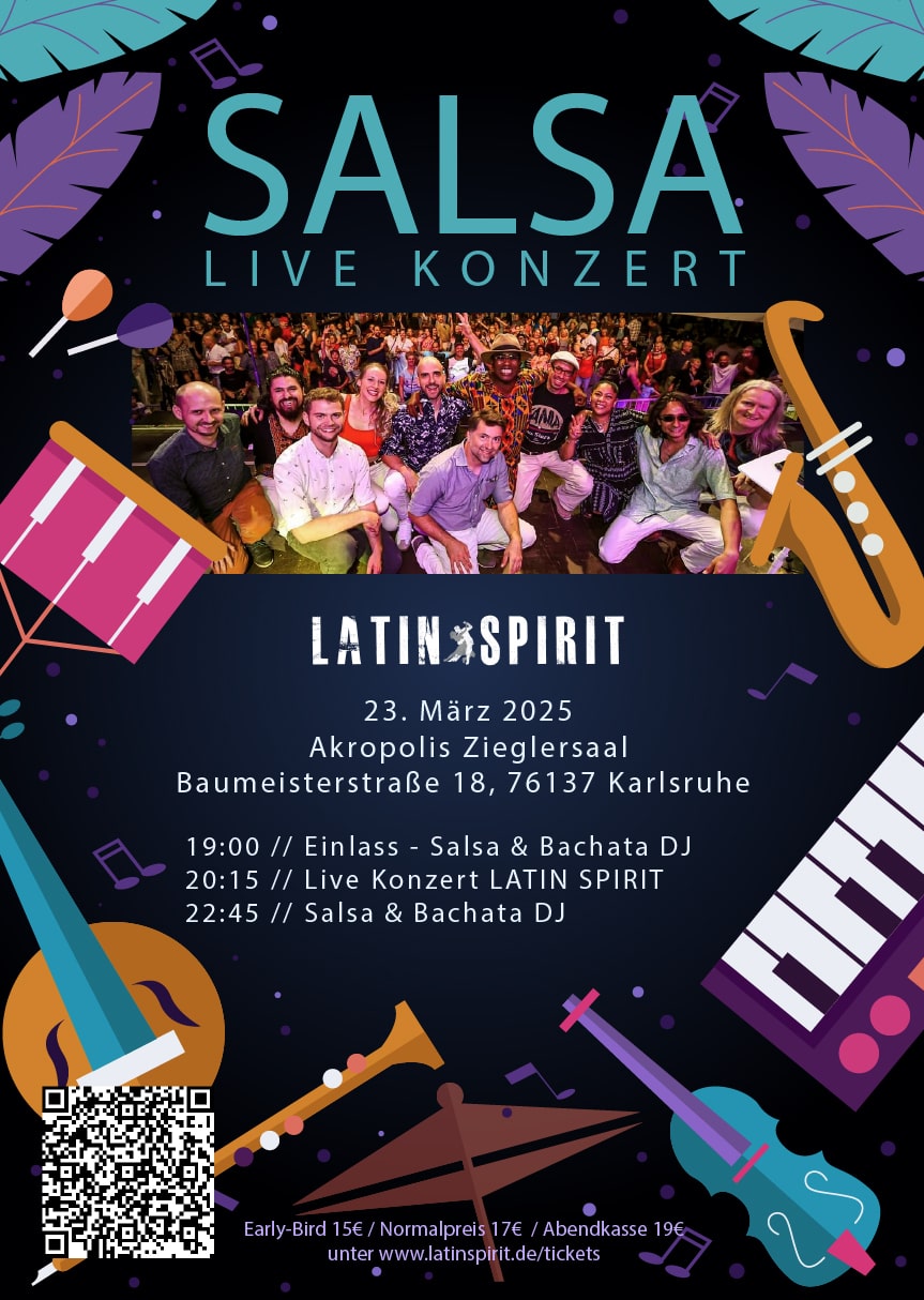 Salsa Night mit LATIN SPIRIT  in Karlsruhe